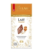 Шоколад Villars С карамелью, молочный, 100г