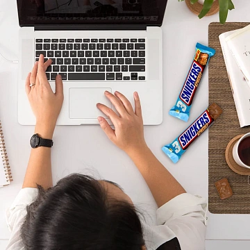 Батончик шоколадный Snickers Криспер, 60г