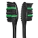Зубная щетка Colgate Super Flexi Black средняя, 4шт