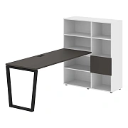 Рабочая станция EVRST 1117 Мокко/Черный 2190х1120х1355 EDIS