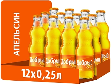 Напиток Добрый апельсин газированный, 250мл
