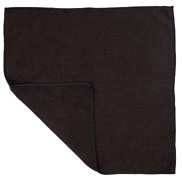 Салфетка хозяйственная универсал 30х30см, черная, микрофибра