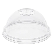 Крышка для стакана одноразовая Vzlp купольная пластиковая прозрачная 9см, 50шт