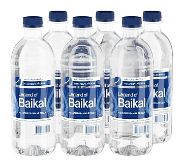 Вода Legend of Baikal негазированная, 1л