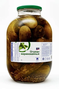 aro Огурцы маринованные, 3кг