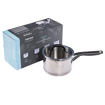 Ковш Attribute Davinci с крышкой 1.75л, 16см