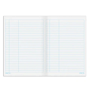 Книга учета 48 л., пустографка, обложка из мелованного картона, блок офсет, А4 200х290 мм, STAFF, 13