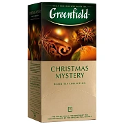 Чай GREENFIELD 'Christmas Mystery' черный, 25 пакетиков в конвертах по 1,5 г, 0434-10