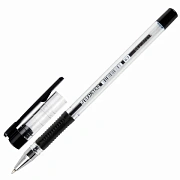 Ручка шариковая с грипом BRAUBERG 'X-Writer', ЧЕРНАЯ, узел 0,7 мм, линия письма 0,35 мм, 142404