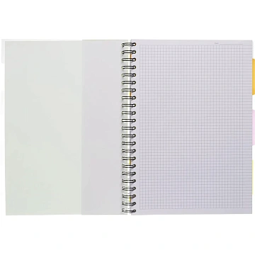Бизнес-тетрадь 140л,кл,А4,SPIRAL BOOK Салатовый,евросп,обл.пл,раздел.84102