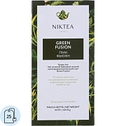 Чай  Niktea зеленый Green Fusion,  25штх1,75г/уп