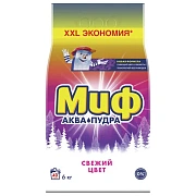 Стиральный порошок-автомат 6 кг, МИФ 3 в 1 'Свежий цвет'