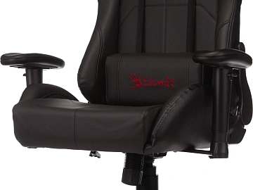 Кресло игровое A4Tech Bloody GC-550 черный эко.кожа крестов.