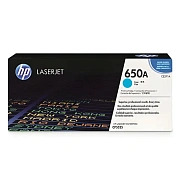 Картридж лазерный HP (CE271A) Color LaserJet Enterprise CP5525, №650A, голубой, оригинальный, ресурс