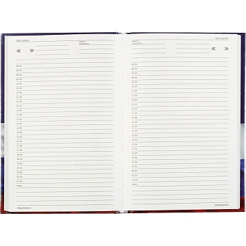 Ежедневник недатированный 7БЦ, А5,128л Attache Economy, Госсимволика