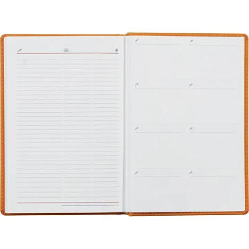 Ежедневник недатированный оранжевый,А5,143х210мм,176л,ATTACHE Сиам