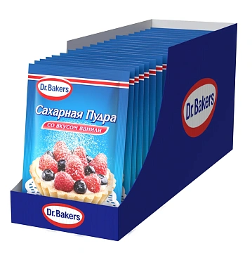Сахарная пудра Dr.Bakers со вкусом ванили, 80г