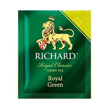 Чай RICHARD 'Royal Green' зеленый, 200 пакетиков в конвертах по 2 г, 100183