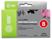 Картридж струйный Cactus CS-CLI8PM светло-пурпурный (12мл) для Canon Pixma iP6600/iP6600d/iP6700/iP6