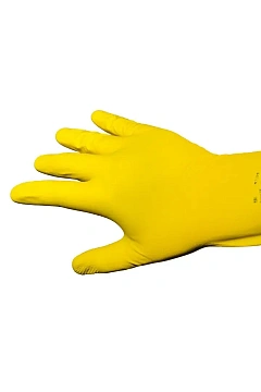 Перчатки: резиновые латексные MITRA XL с хлопковым напылением (пар)