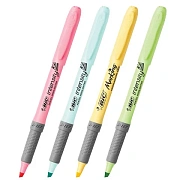 Набор текстовыделителей BIC 'Grip Pastel' 4 шт., АССОРТИ, линия 1,6-4 мм, 964859