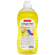 Средство для мытья полов OfficeClean 'Лимон', концентрат, 1л