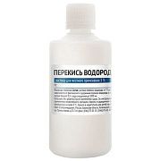 Средство дезинфицирующее Перекись водорода, 3%, пластиковый флакон, 100 мл, Самарамедпром