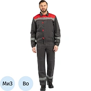 Костюм лет муж (куртка, пк) л20 сер/крас 88-92/158-164 (Арсенал-СП)
