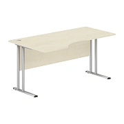 Стол эргономичный СА-1M(L) Клен*/серебро 1600х900х755 IMAGO-M