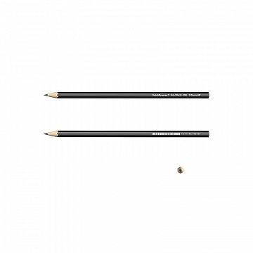 Карандаш чернографитный  ErichKrause Jet Black 100 HB шестигранный