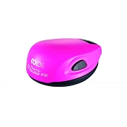 Оснастка карманная круглая Colop Stamp Mouse R40 d=40мм, розовый неон