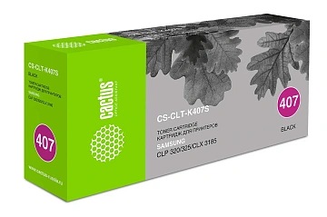 Картридж лазерный Cactus CS-CLT-K407S черный