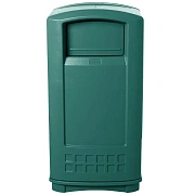 Урна уличная Rubbermaid Landmark Junior 132.5л, зеленая, FG9P9000DGRN