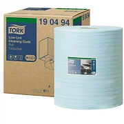 Протирочный материал Tellus (tork) Premium W1/W2/W3 безворсовый, 500 листов, 36х27,5см, голубой, 190494