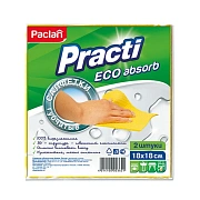 Салфетки целлюлозные (губчатые) 18х18 см, КОМПЛЕКТ 2 шт., PACLAN 'Practi ECO absorb', ш/к3621, 41016