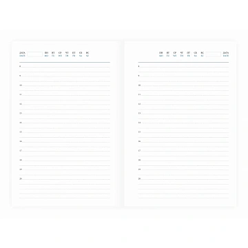 Ежедневник недатированный синий, А5, 148x218, 352стр, Agenda