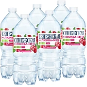 Вода питьевая Сенежская негазированная, клюква и мята, 1л x 6шт