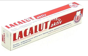 Зубная паста Lacalut Active от пародонтоза, 75мл
