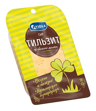 Сыр Viola Тильзитер полутвердый нарезка 45%, 120г