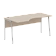 Стол прямой СА-1P(L) Мокачино/Алюминий 1400х900х755 IMAGO PLUS