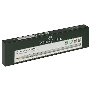 Карандаш ч/г Faber-Castell 'Grip 2001' 2B, трехгранный, заточен.