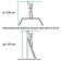 Лестница-трансформер алюминиевая 4х4 ступени, высота 4,5 м (4 секции по 1,2 м) до 150 кг, вес 16,5 к