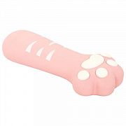 Пенал-косметичка ЮНЛАНДИЯ на молнии, силикон, 'Paw Pink', розовый, 20х7 см, 270057