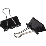 Зажимы для бумаг 51мм, 12шт/упAttache Economy/Выбор есть,в карт,кор,черный