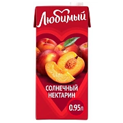 Нектар Любимый Яблоко-персик, 950мл
