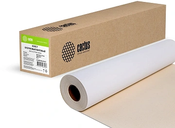 Холст для струйной печати Cactus CS-MC340-61015 610мм х 15м, белый