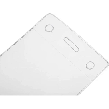 Бейдж вертикальный без держателя 63х106(56х86) 10шт/уп 150мкм 36PHR