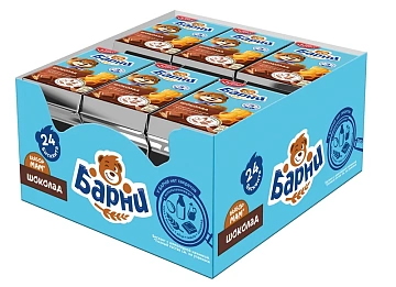 Пирожное бисквитное Барни Шоколад, 30г