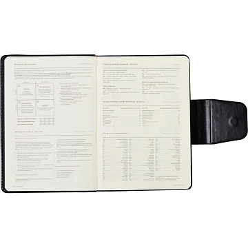 Ежедневник недатированный A5, Prestige черный, 160 л. 3-352/01