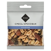 Смесь орехов Rioba соленая, 50г